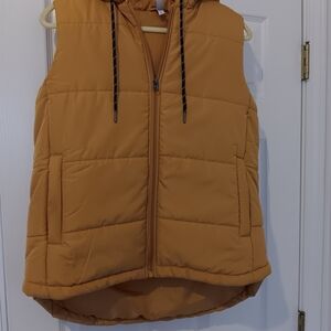 Zella Puffer Vest With Hood, Women's Size S